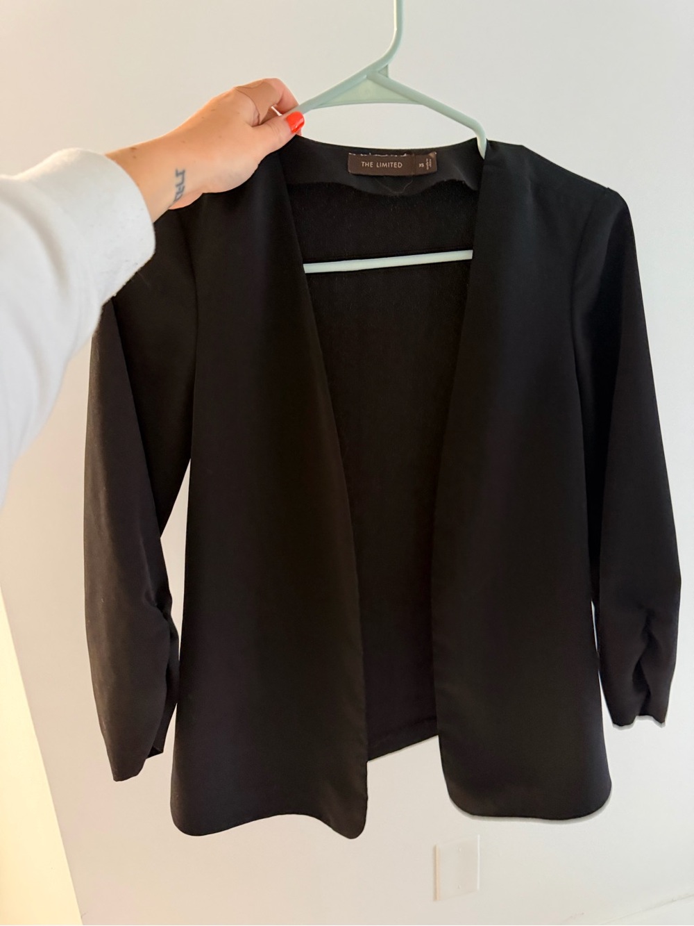 The Limited Black Open-Front Blazer Jacket